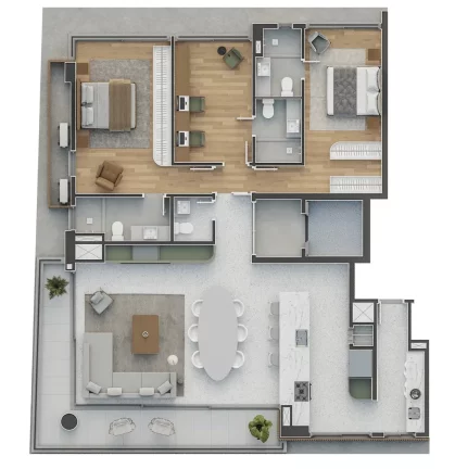 Imagem Mansa - Apartamento à venda no bairro Auxiliadora - Porto Alegre/RS