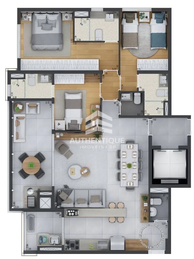 Imagem NHAMBI MOEMA. - Apartamento à venda no bairro Moema - São Paulo/SP, Zona Sul