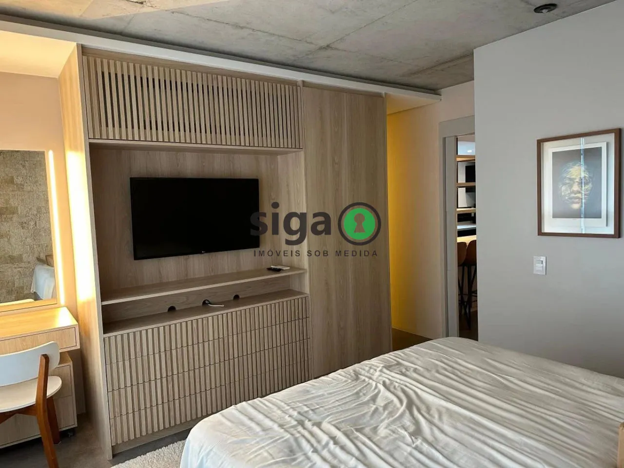 Imagem Apartamento no Brooklincom, 90 metros, 1 Dormitório, 2 Vagas