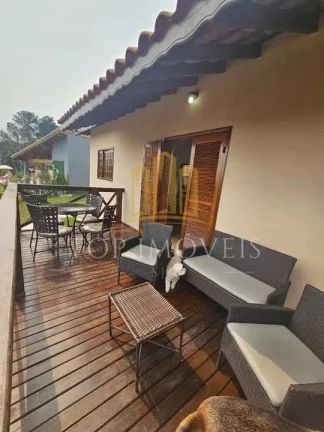 Imagem Maravilhosa chacara duas casas piscina espaço gourmet em condominio fechado