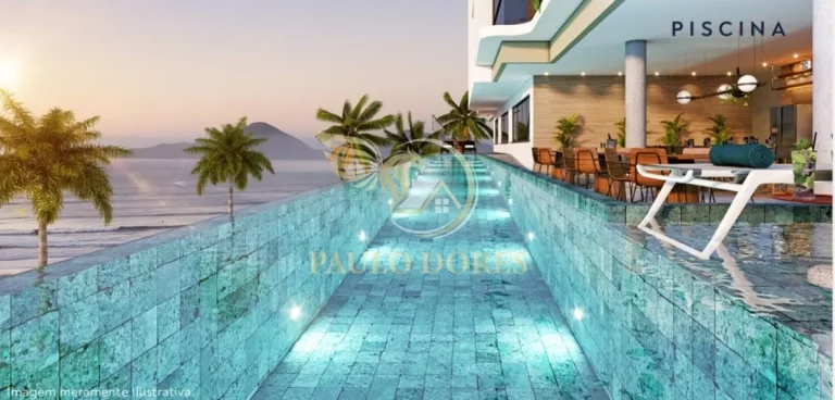 Imagem APARTAMENTO À VENDA COM 2 DORMITÓRIOS FRENTE MAR EM CARAGUATATUBA-SP