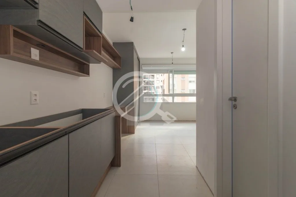 Imagem Apartamento Studio com 27m² totalmente mobiliado e equipado, pronto para morar, decoração moderna...