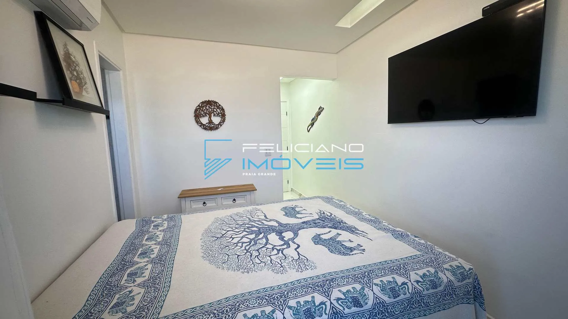 Imagem Apartamento com 2 quartos, Balneário Maracanã, Praia Grande - R$ 450 mil, Cod: 7200