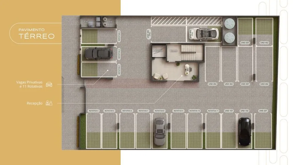 Imagem Flat com 1 dormitório à venda, 25 m² por R$ 248.999,00 - Recanto do Poço - Cabedelo/PB
