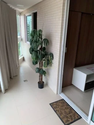 Imagem Apartamento mobiliado vista mar quarto e sala varanda a venda na Pituba
