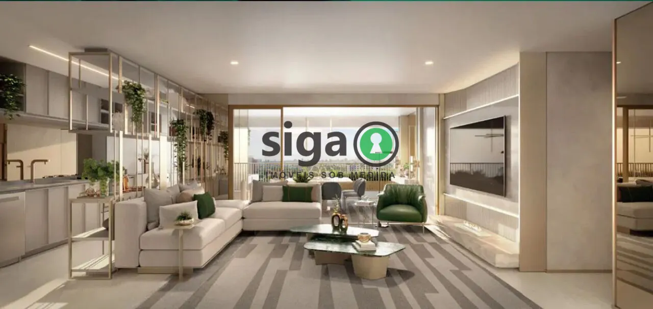Imagem Apartamento à venda em Moema com 146,07 m², 4 suítes e 2 vagas DEMARCADAS ao lado do metrô