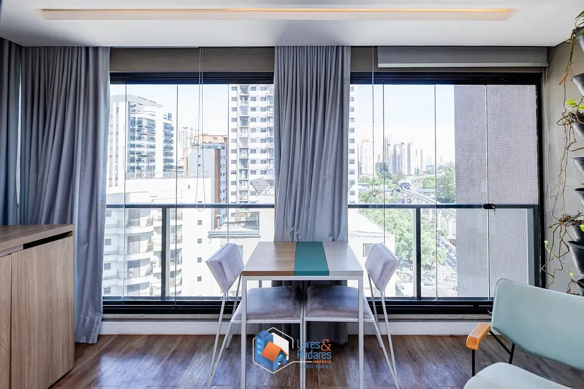 Imagem Apartamento para venda em Campo Belo com 1 quarto, sendo 1 suíte, 36m²