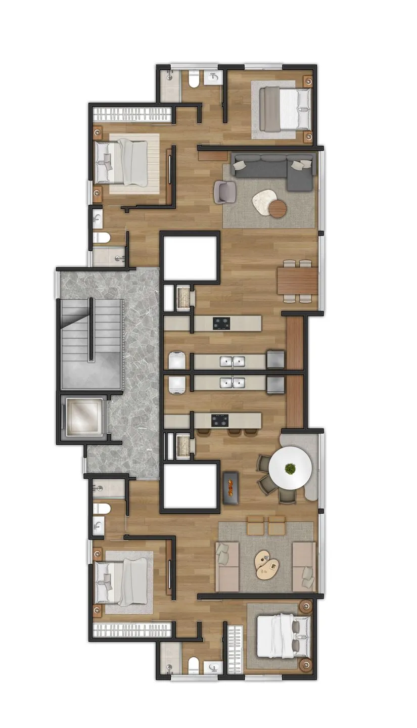 Imagem Apartamento à venda em Gramado, Bavaria, com 2 quartos, 96m2