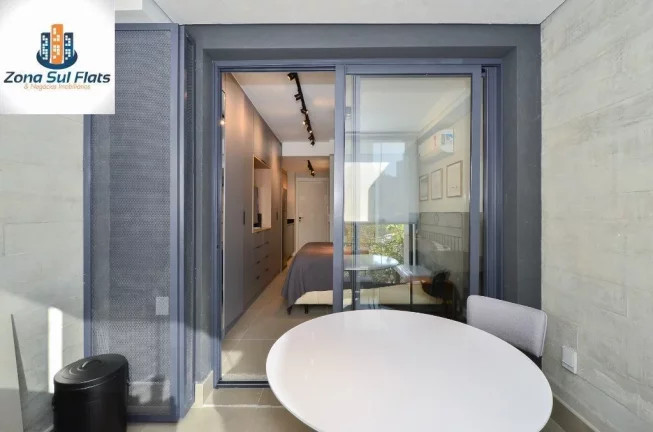 Imagem Apartamento Mobiliado à Venda Em Moema Com 1 Suíte e Varanda - Studio