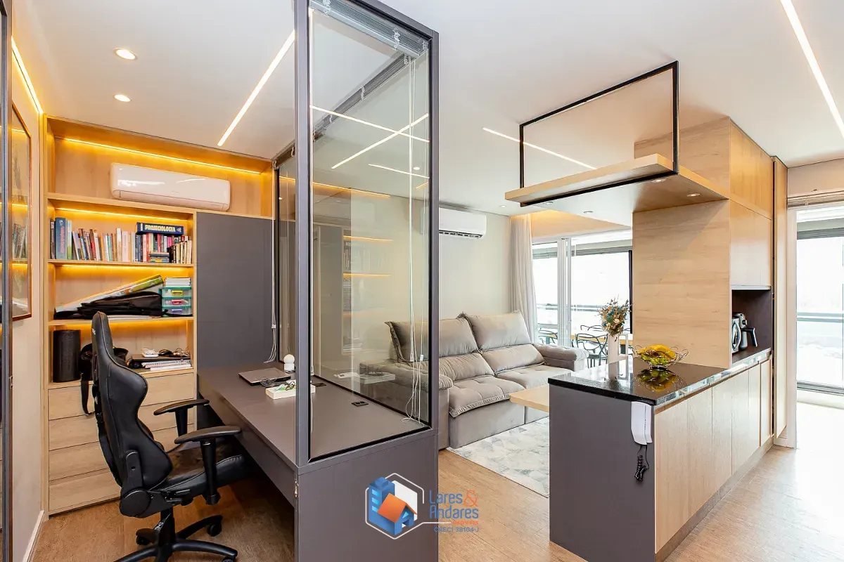 Imagem Apartamento para venda em Chácara Santo Antônio (Zona Sul) com 2 quartos, sendo 1 suíte, 70m²
