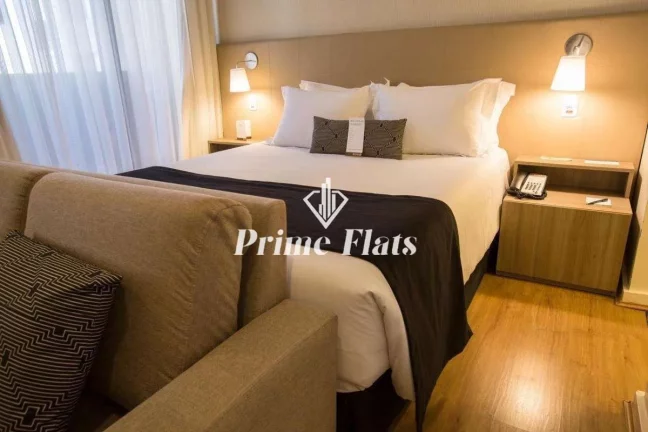 Foto do imóvel Flat disponível para venda no Staybridge Suítes São Paulo, no Itaim Bibi, com 38m², 1 dormitório e 1 vaga em Rua Bandeira Paulista