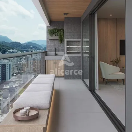 Imagem Apartamento de 115 m² com 3 Dormitórios, 1 Suíte e Varanda Gourmet, no Bairro Pagani - Palhoça/SC