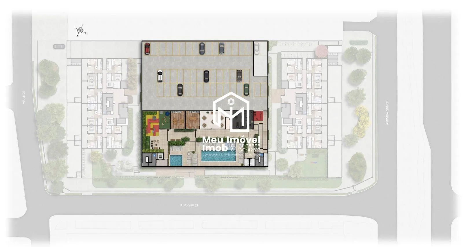 Imagem Now 29 APTO 2 Quartos 1 Vaga 46m² Ceilândia/DF