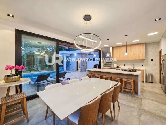 Imagem Casa moderna à venda na Riviera de São Lourenço Alto padrão e design icônico