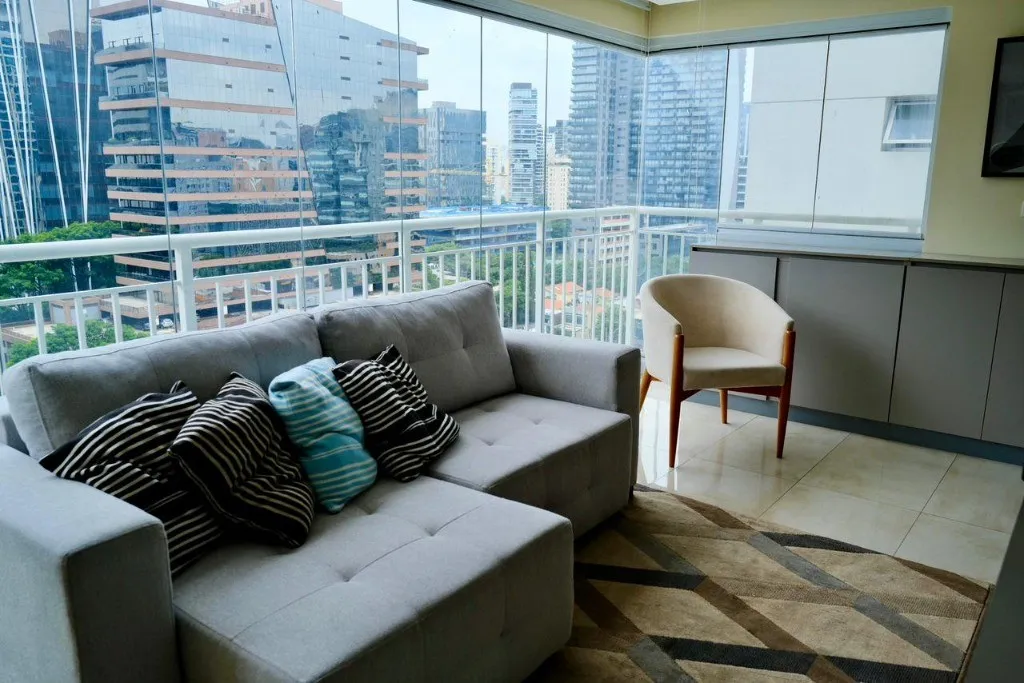Imagem Apartamento para locação com 1 quarto e vaga na Vila Nova Conceição - Condomínio Horizonte JK.