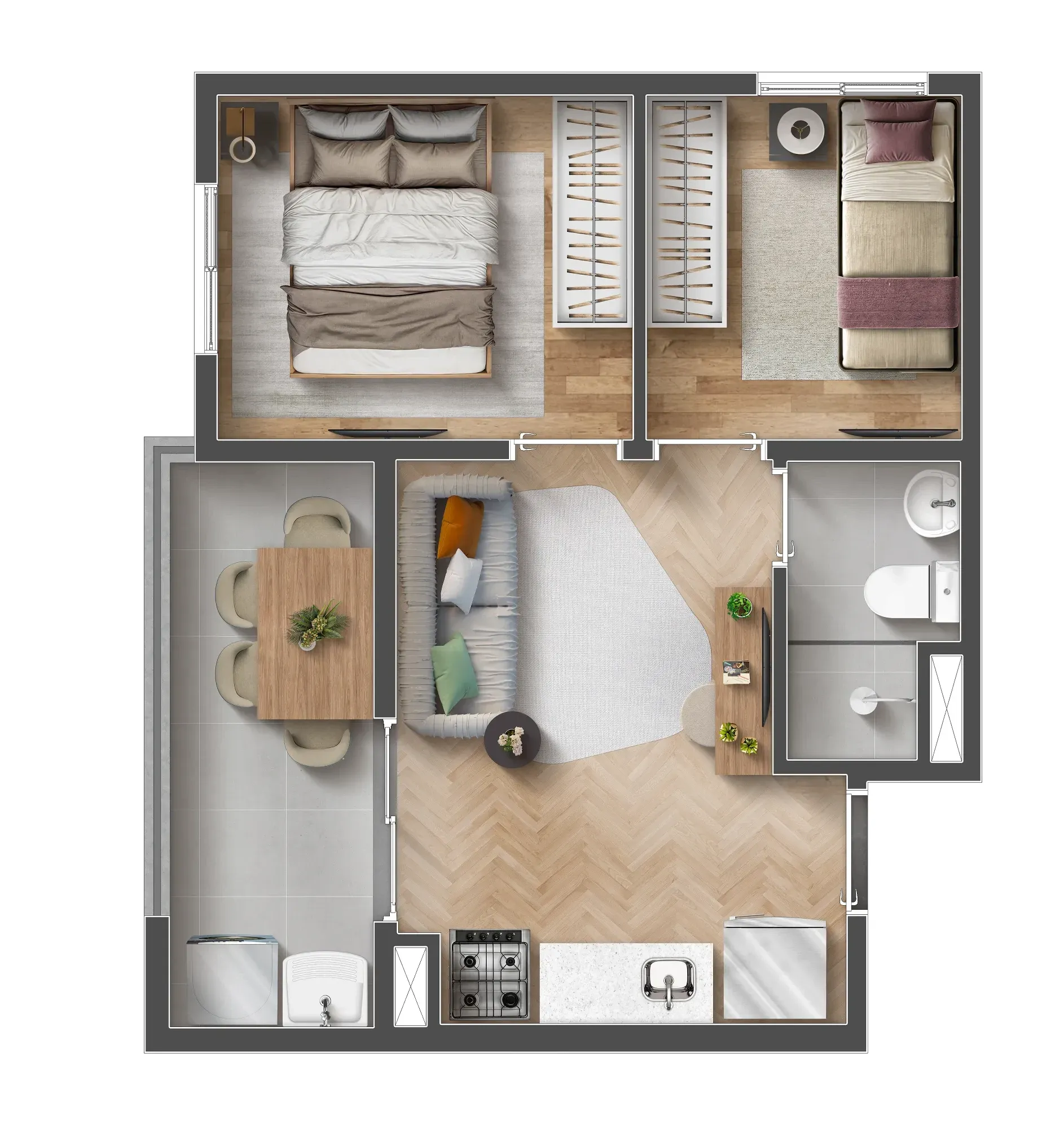 Imagem Apartamento com 2 Quartos à Venda, 36 m² em Chácara Santo Antônio (Zona Leste) - São Paulo