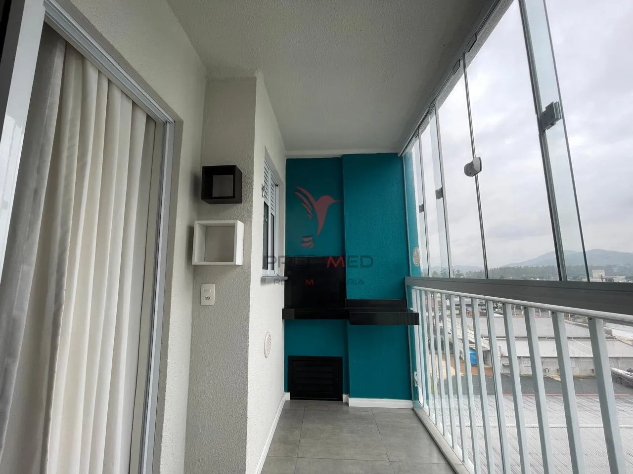 Imagem Apartamento de 2 Quartos , sacada com churrasqueira,próximo a WEG. Bairro Vieira. Jaguará