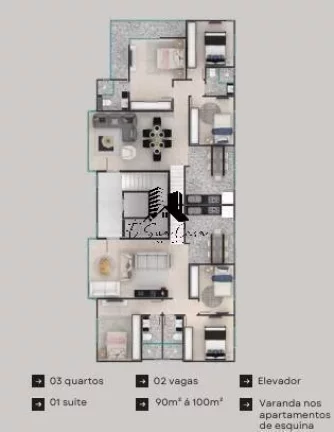 Imagem Apartamento a venda 2 Quartos Bairro Cabral Contagem MG