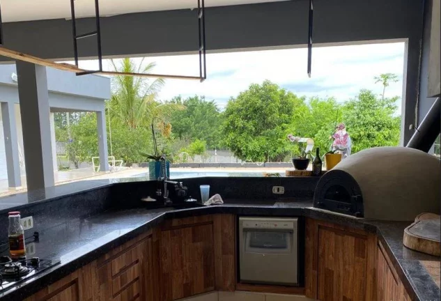 Imagem Casa Térrea de 3 Dormitórios e Piscina - 430m² por R$ 8.500 no Vale do Lago