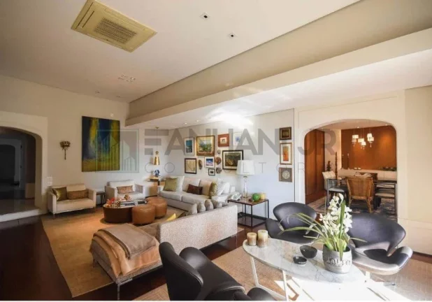 Imagem Luxuoso apartamento de 4 quartos com 2 suítes e 6 vagas de garagem em Higienópolis, São Paulo-SP: 675m² de pura elegância.