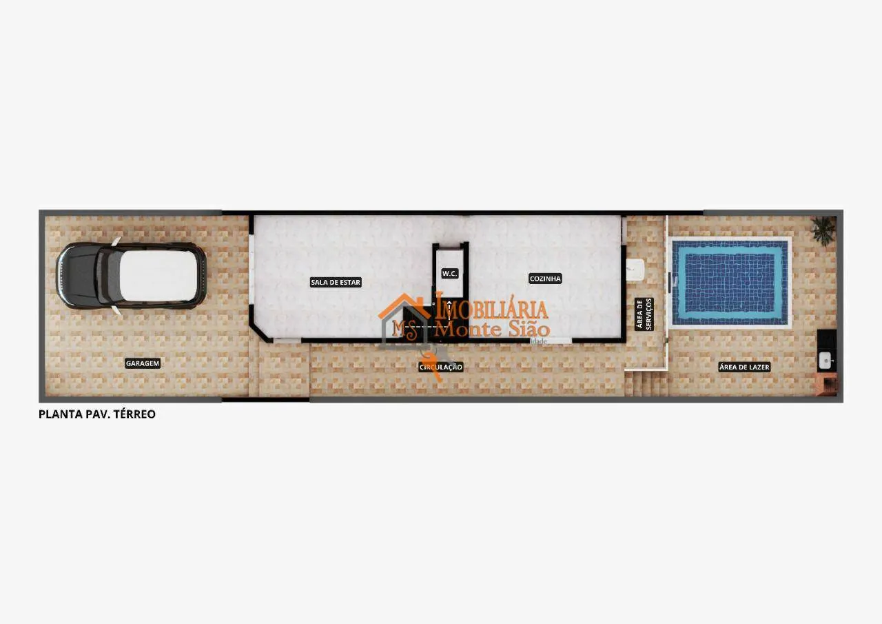 Imagem Sobrado com 3 dormitórios à venda, 97 m² por R$ 720.000,00 - Parque Flamengo - Guarulhos/SP