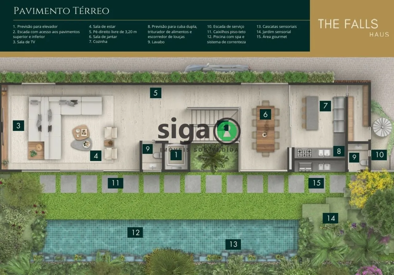 Imagem Casa em condomínio para venda no Jardim Guedala 04 suítes, São Paulo - SP