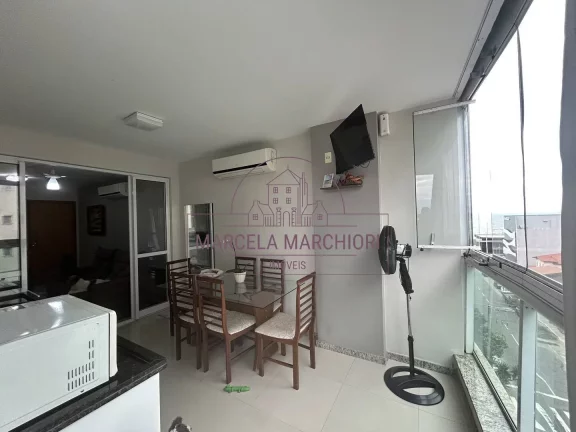 Imagem Apartamento de frente com super varanda gourmet montada, vista pro marnem
