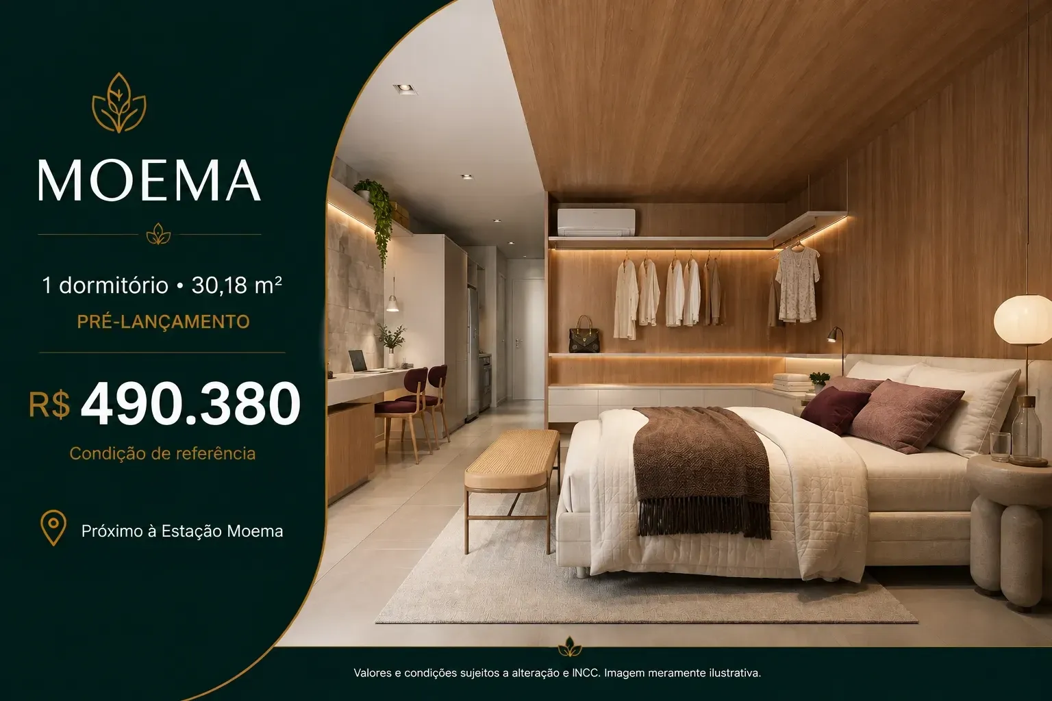 Foto do imóvel Apartamento com 1 Quarto à Venda, 30 m² em Indianópolis - São Paulo