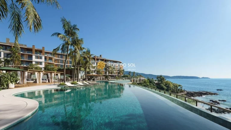 Imagem Porto Ribeiro Village Apartamento 3 suítes vista mar Bombinhas SC