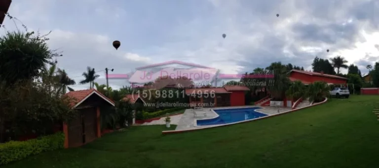 Imagem Chácara maravilhosamente completa num condomínio charmoso junto a natureza