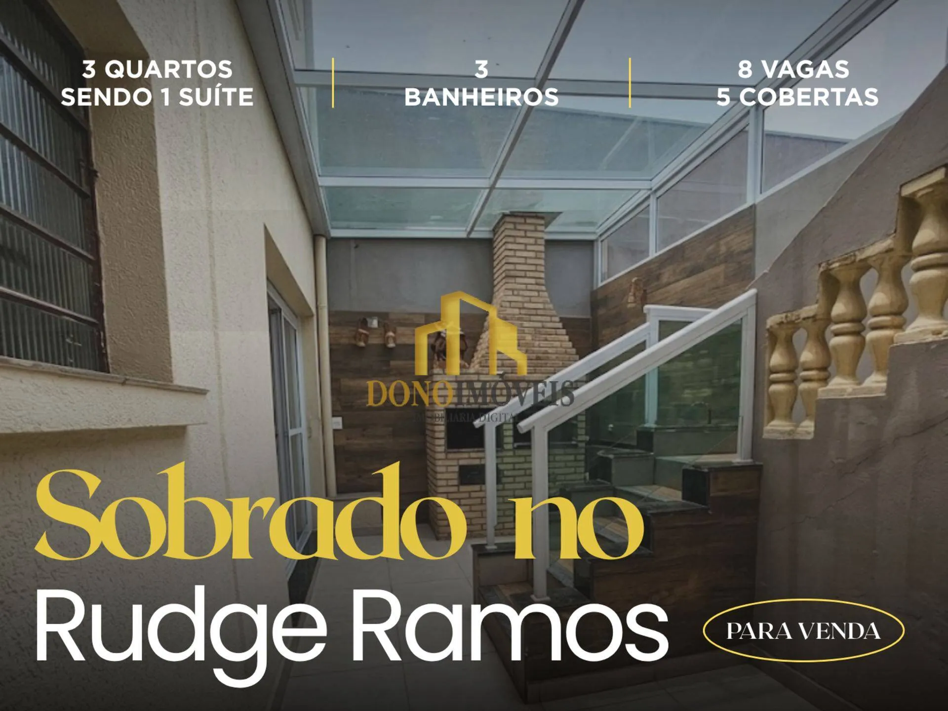 Foto do imóvel Sobrado 220 m² 3 dorms 1 suíte Bairro Rudge Ramos SBC em Rua Conde Siciliano