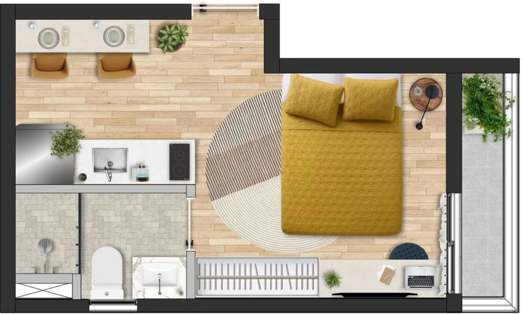 Imagem Comprar apartamento com 2 quartos em Perdizes São Paulo SP, apartamento studio com 2 dormitórios a venda em Perdizes São Paulo SP, ap em Vila Pompéia