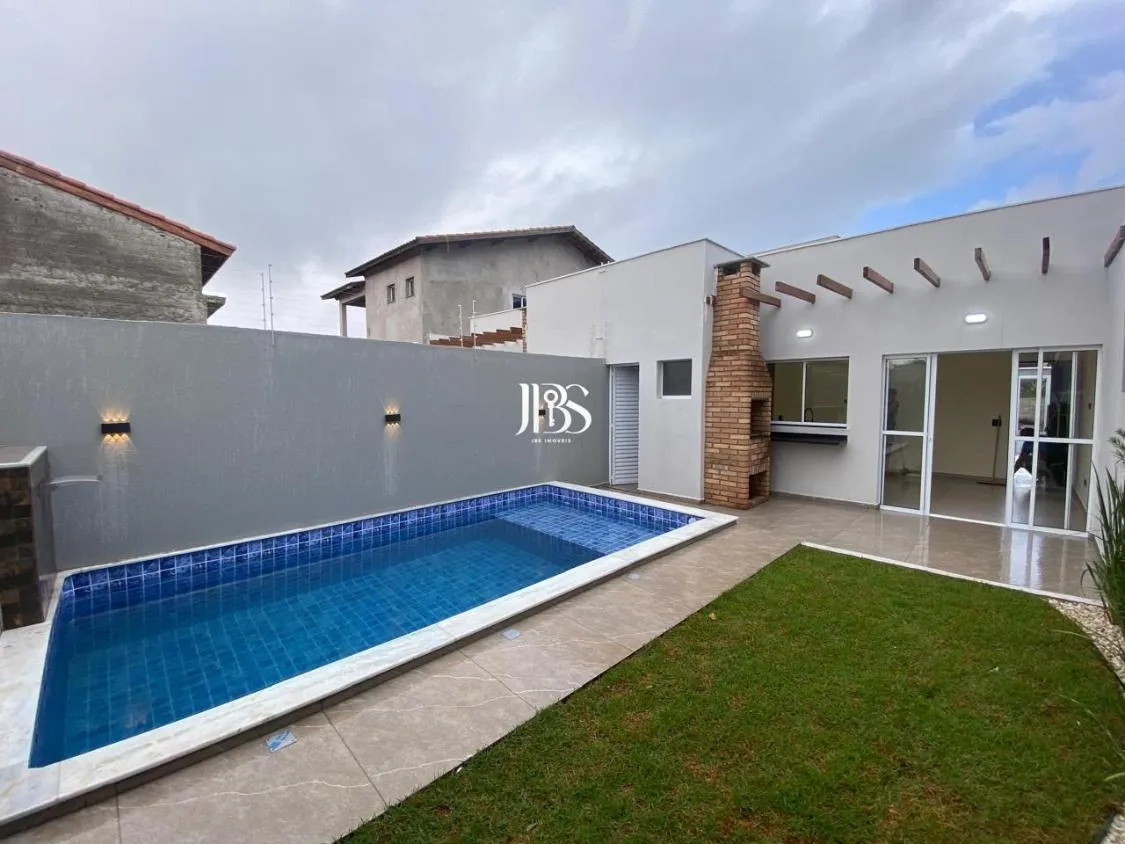 Foto do imóvel CASA NOVA COM PISCINA 2 DORM SENDO 1 SUITE ACEITA FINANCIAMENTO BANCÁRIO NO PARQUE AUGUSTO EM ITANHAÉM
