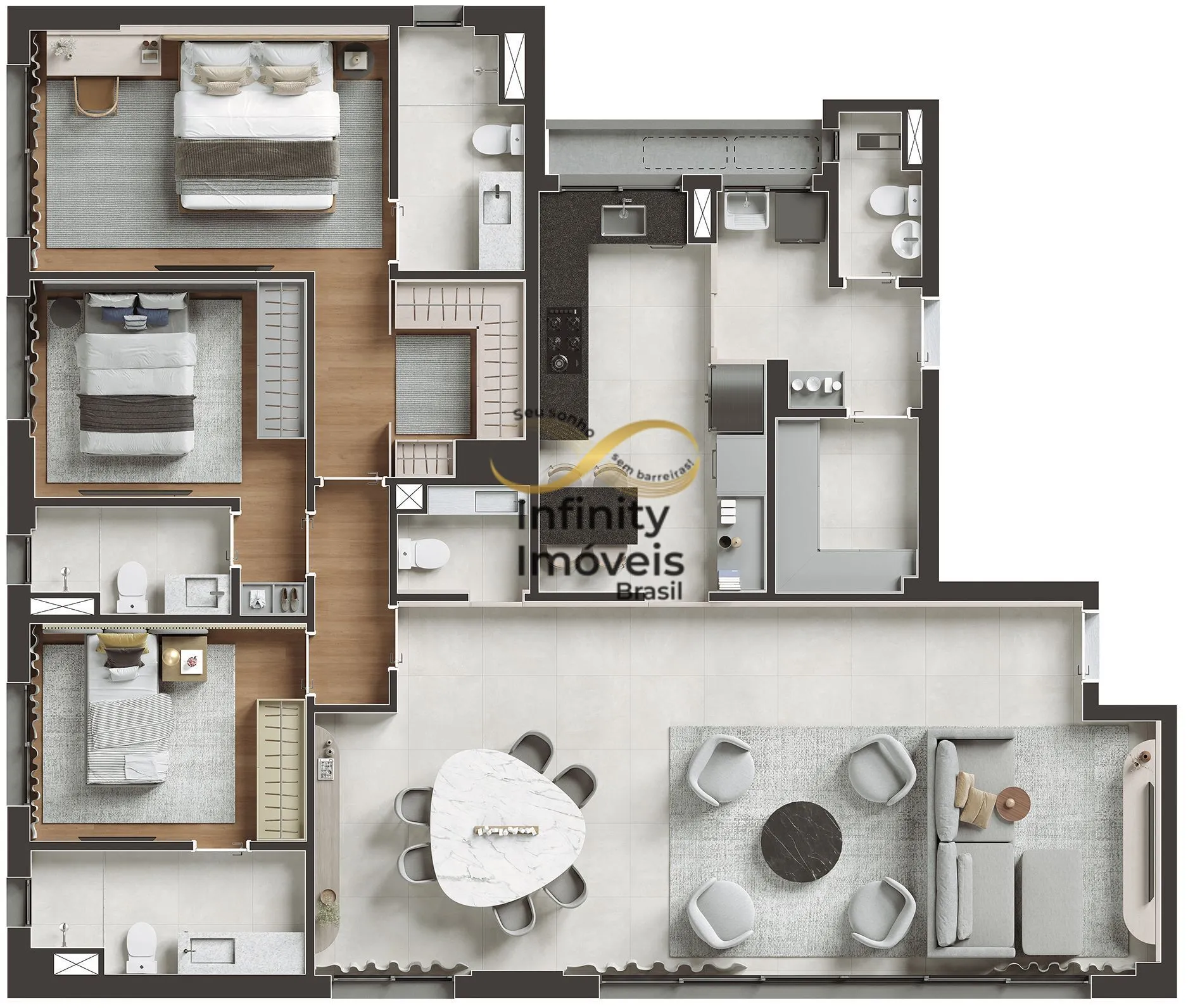 Imagem THE PLACE ALVARENGA 1420 - Apartamento à venda no bairro Santo Agostinho - Belo Horizonte/MG