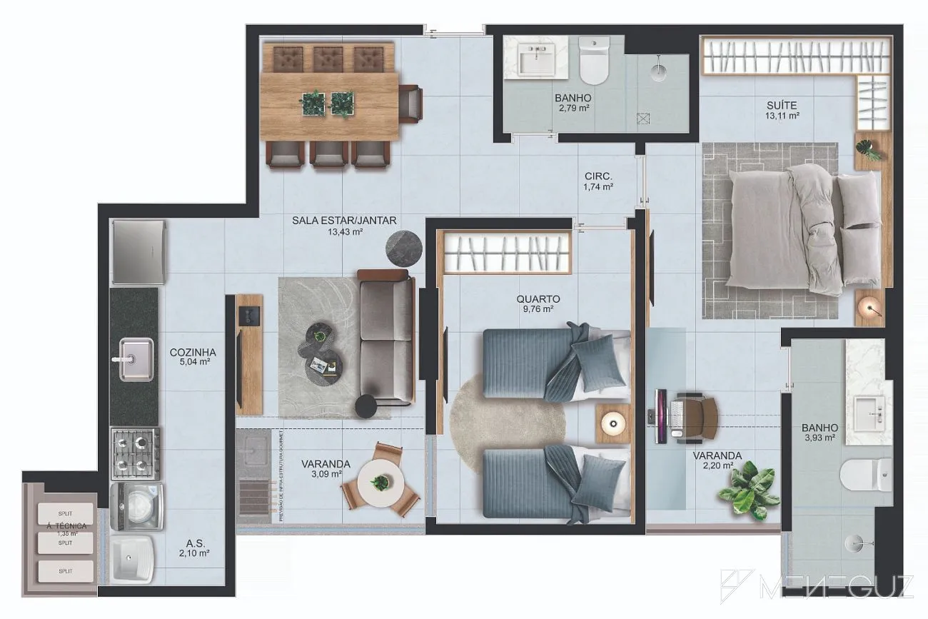 Imagem Viva o Luxo e Conforto: Apartamento Exclusivo no Edifício Terrace, Vila Velha