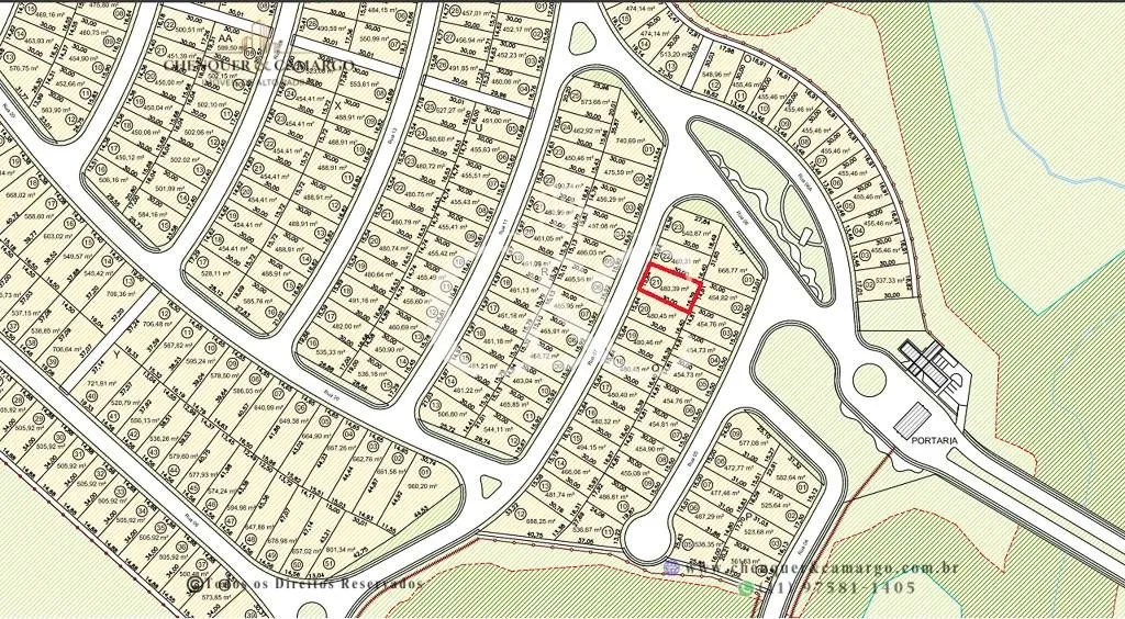 Imagem Terreno à venda no Alphaville Jundiaí 1 - Declive - 455m²