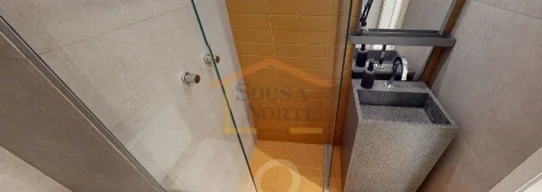 Imagem Apartamento com 36m², 2 dormitórios, 1 banheiro, sala com varanda integrada, bem ventilada e ilumi...