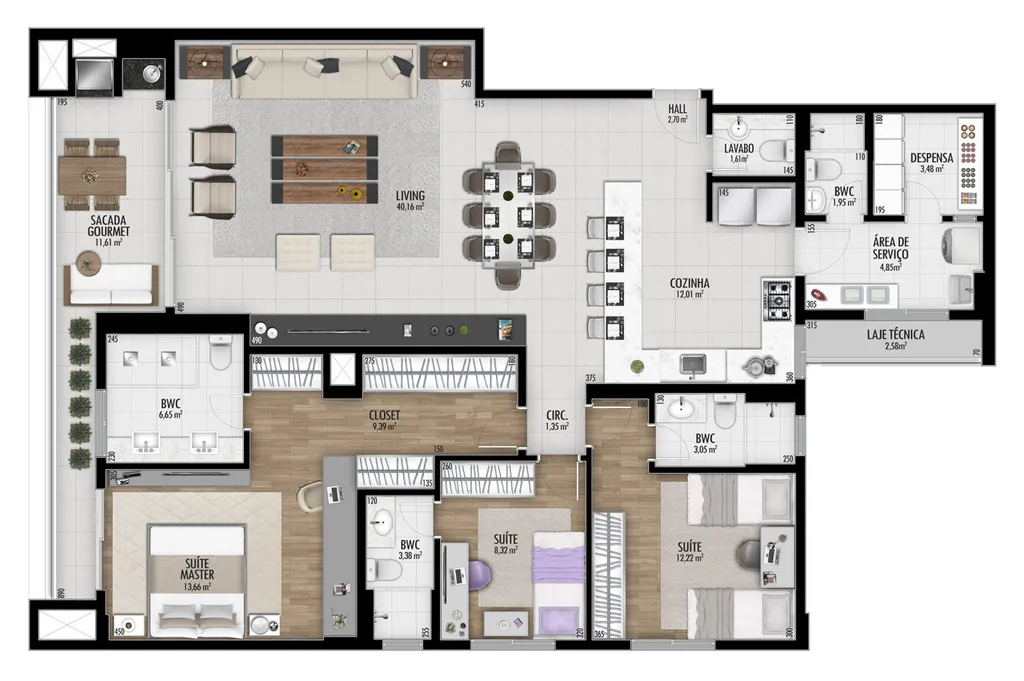 Imagem COBERTURA RESIDENCIAL em Curitiba - PR, Cabral