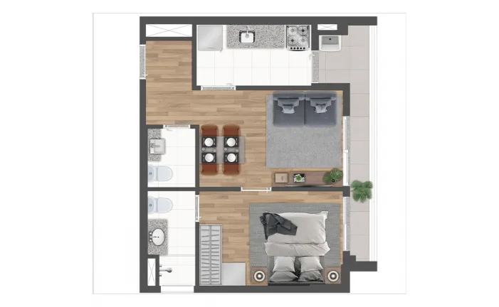 Imagem Apartamento com 1 Quarto à Venda, 31 m² em Indianópolis - São Paulo