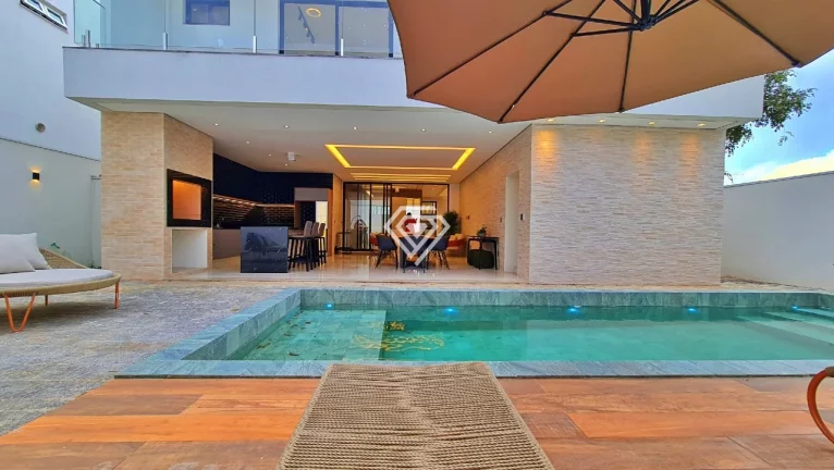Imagem Sobrado 4 Suítes + Home, 400 m² c/ lazer à Venda no Condomínio Mirante do Lago