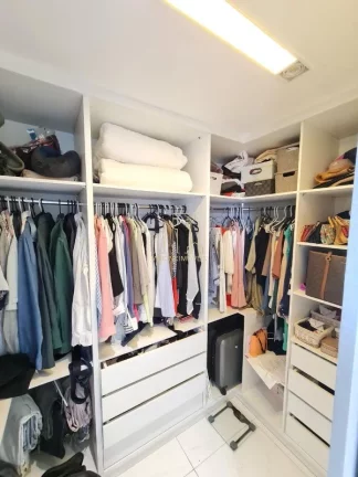 Imagem Apartamento decorado com três quartos home office armários planejados à venda em Patamares