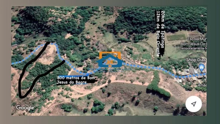 Imagem Chácara de 25 mil m² a venda em Bom Jesus do Bagre.