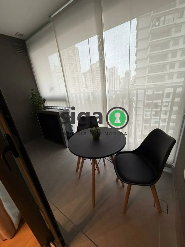 Imagem Apartamento para venda ou locação de 30m² mobiliado, localizado no Brooklin.