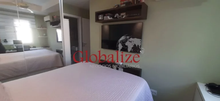 Imagem Belo apartamento em Santos no Marapé em condomínio de Altíssimo Padrão,2 dormitórios, uma suíte, uma vaga privativa, piscina por R$ 615.000,00