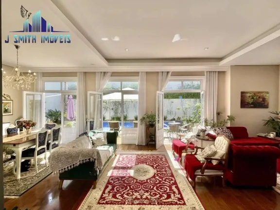 Imagem CASA NÉOCLÁSSICO, AMPLA EM TODOS AMBIENTES, PISCINA, 4 VAGAS, 4 SUÍTES.