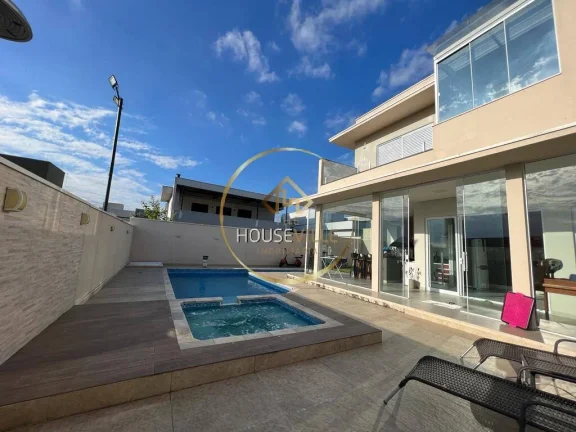 Imagem Casa Sobrado, 4 Dormitórios (2 suítes) Condomínio Monaco Urbanova - Sjc. 