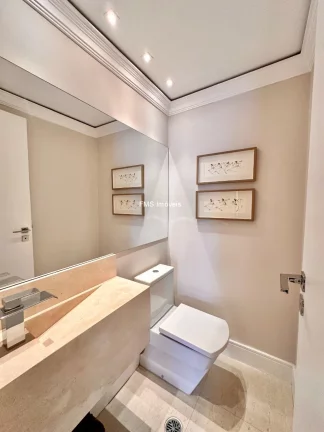 Imagem Excelente Oportunidade: Apartamento de Luxo à Venda em Indianópolis, São Paulo-SP - 2 Quartos, 2 Suítes, 3 Salas, 4 Banheiros, 3 Vagas - 150m².
