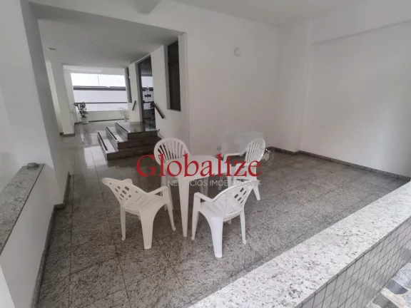 Imagem Sala living muito espaçosa e reformada em andar alto no bairro do José Menino em Santos (SP) por R$.285.000,00 !