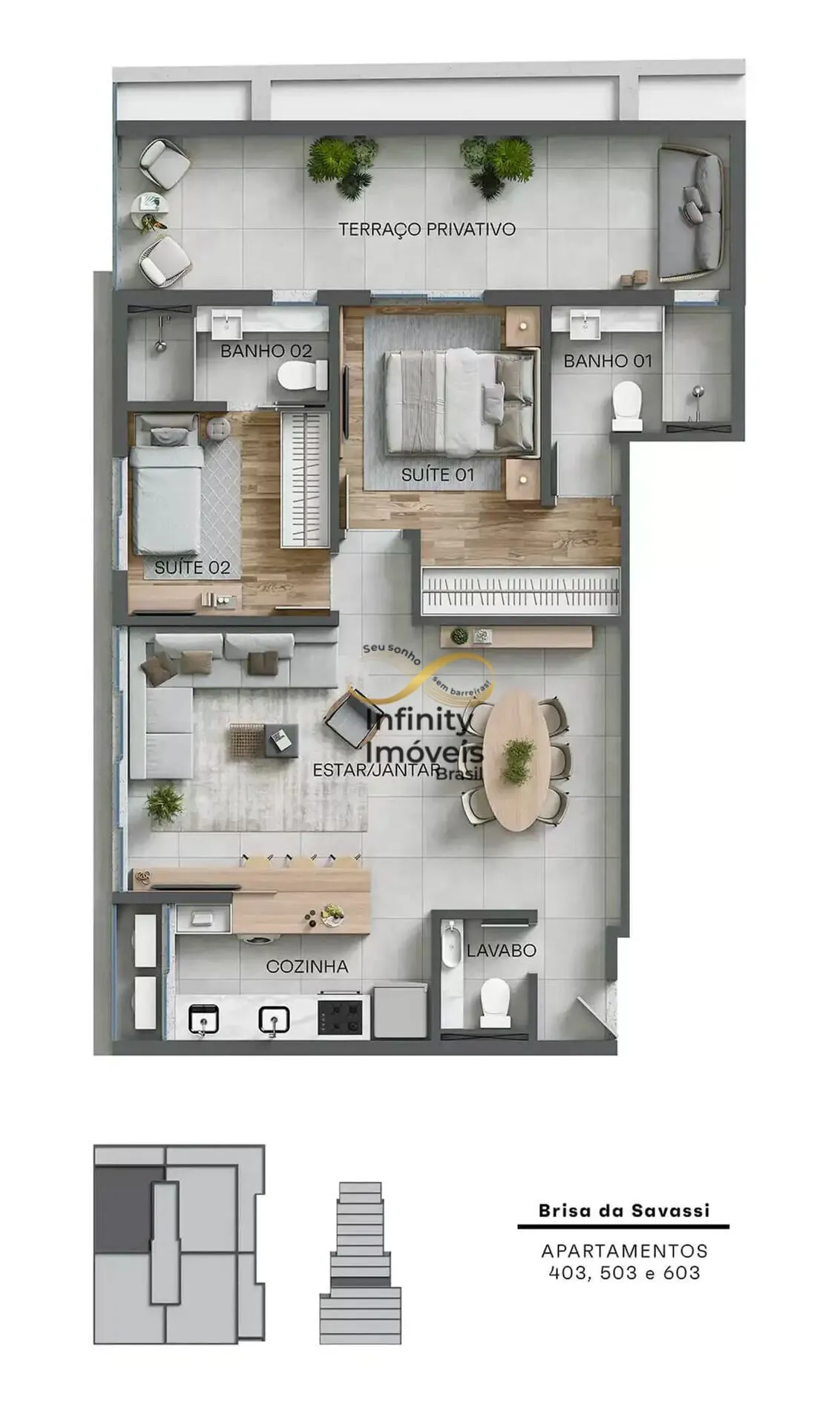 Imagem BRISA SAVASSI MINAS BRISA - Apartamento à venda no bairro Savassi - Belo Horizonte/MG
