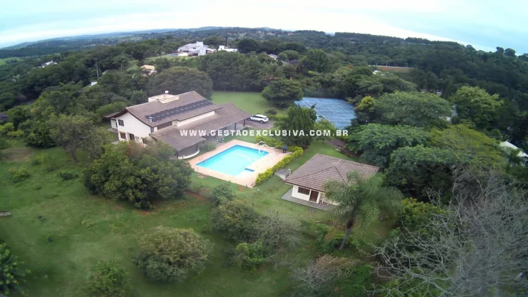 Imagem CHÁCARA 4 DORM 5Mil m² COND.FECHADO PISCINA QDRA TENIS CAMPO POMAR ITATIBA